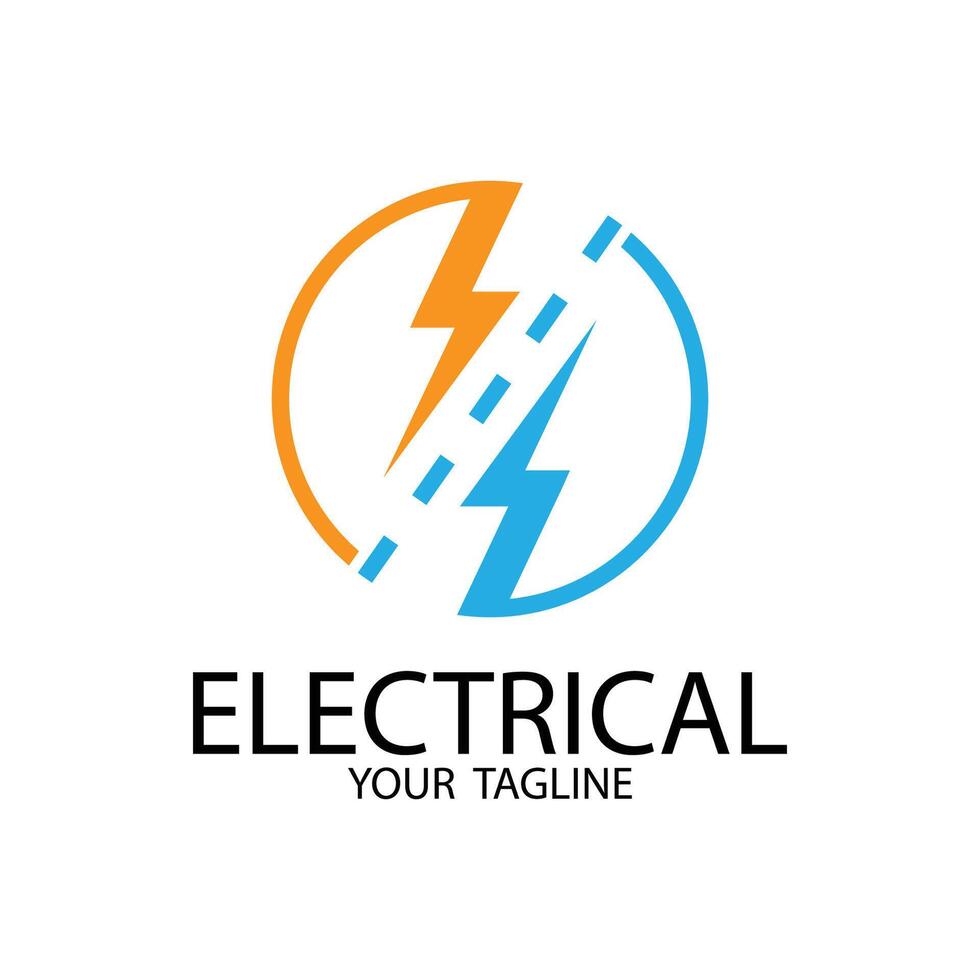 electrical engineering logo with creative design vector
