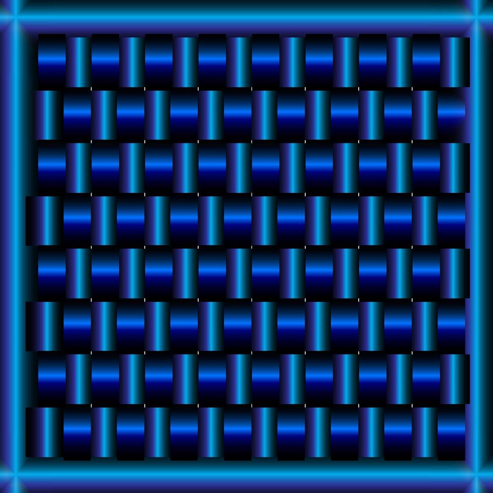 Seamless blue striped pattern vector