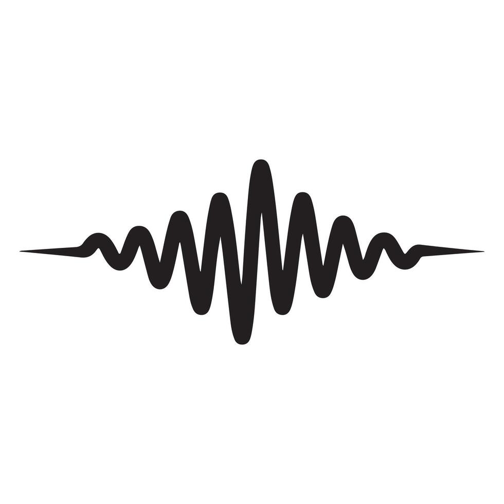 Sound Wave Icon Illusration vector