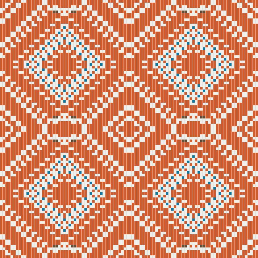 Motifs Abstract Geometric Pattern Backgroundfolk Embroidery, Aztec Geometric Ornament Print. Design for Carpet, Wallpaper, Clothing, Wrapping, Fabric vector
