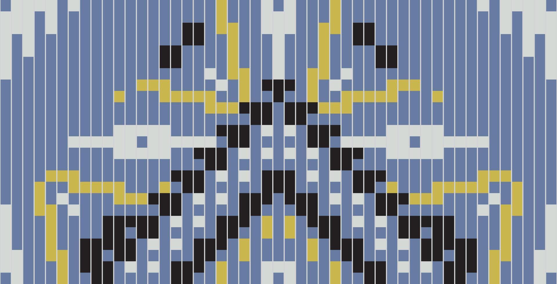 Repeating Pattern Islamic Geometric Pattern Stencilfolk Embroidery, Aztec Geometric Ornament Print. Design for Carpet, Wallpaper, Clothing, Wrapping, Fabric vector