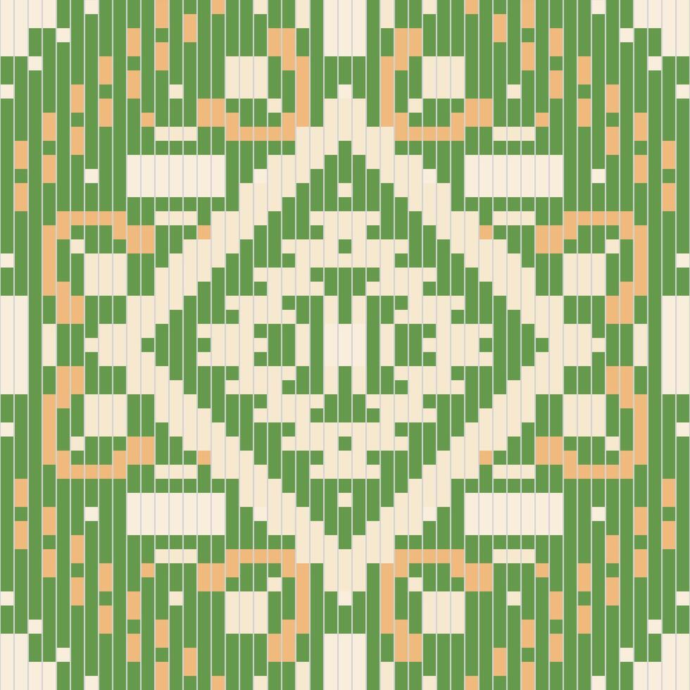 Endless Geometric Abstract Patternfolk Embroidery, Aztec Geometric Ornament Print. Design for Carpet, Wallpaper, Clothing, Wrapping, Fabric vector