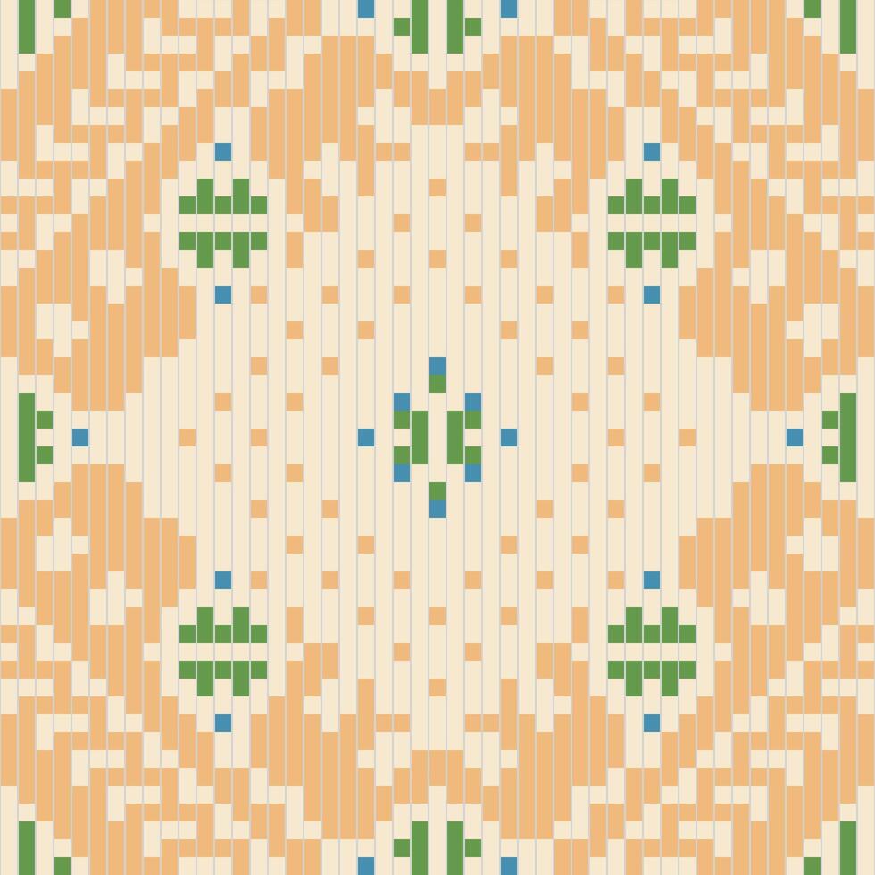 Nordic Geometric Abstract Patternfolk Embroidery, Aztec Geometric Ornament Print. Design for Carpet, Wallpaper, Clothing, Wrapping, Fabric vector