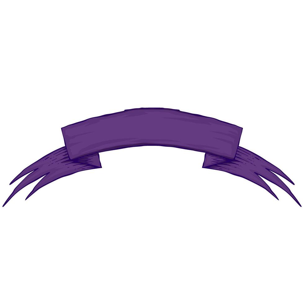 Ribbon Element Decoration Badge Art Digital Drawing vector