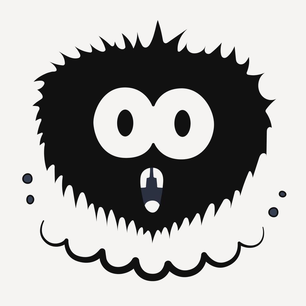 Funny Emotion. Graphic Design. vector