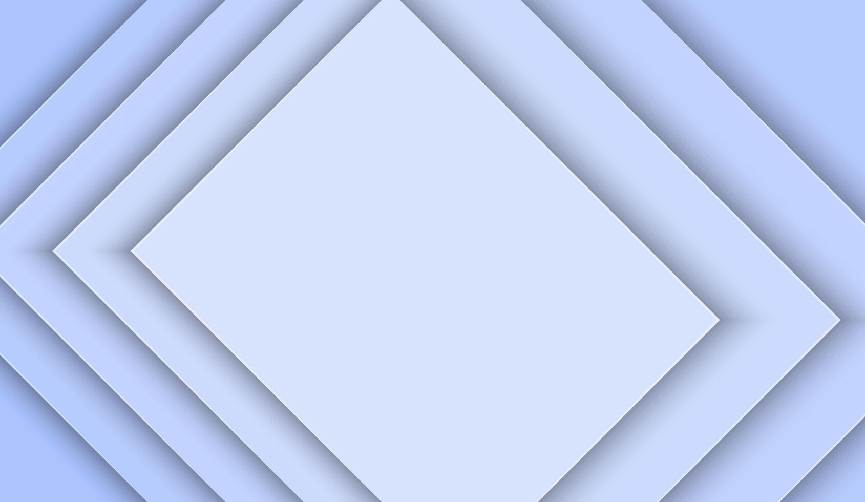 Paper layer rectangle blue abstract background. corner and lines use for banner, cover, poster, wallpaper, design with space for text. vector