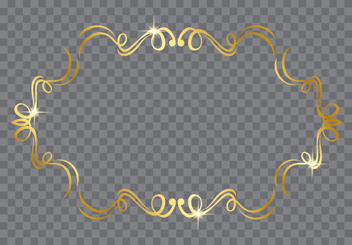 Classic Document Frame Border vector