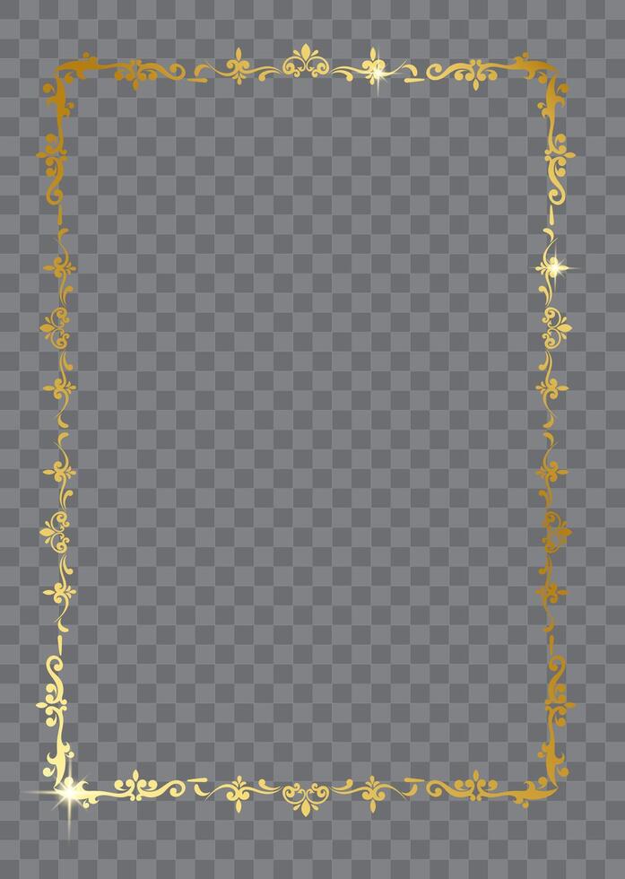 Luxury Certificate Frame Design vector