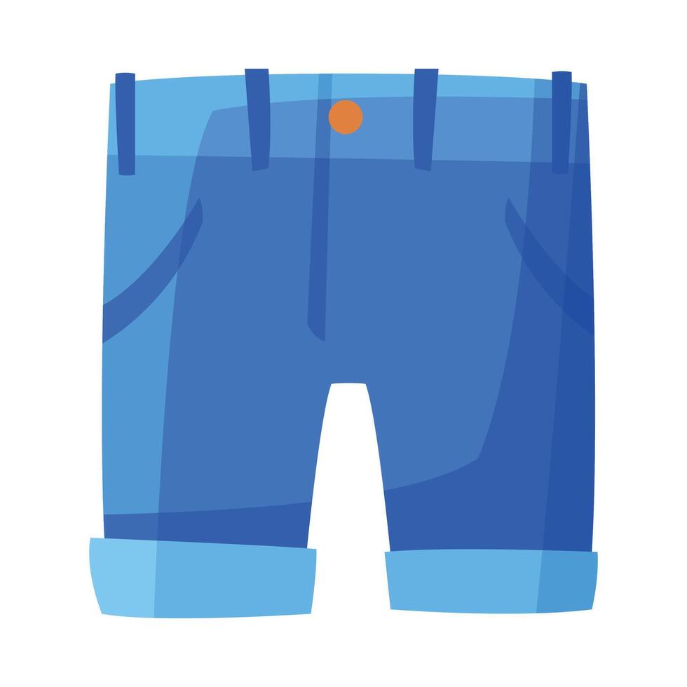 Summer Shorts, Vacation Object, Traveling and Tourism Illustration on White Background vector