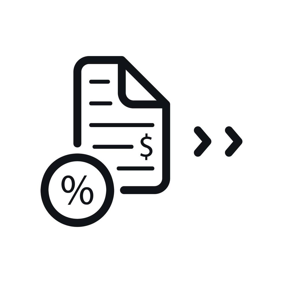 Icon Representing a Financial Transaction or Currency Exchange vector