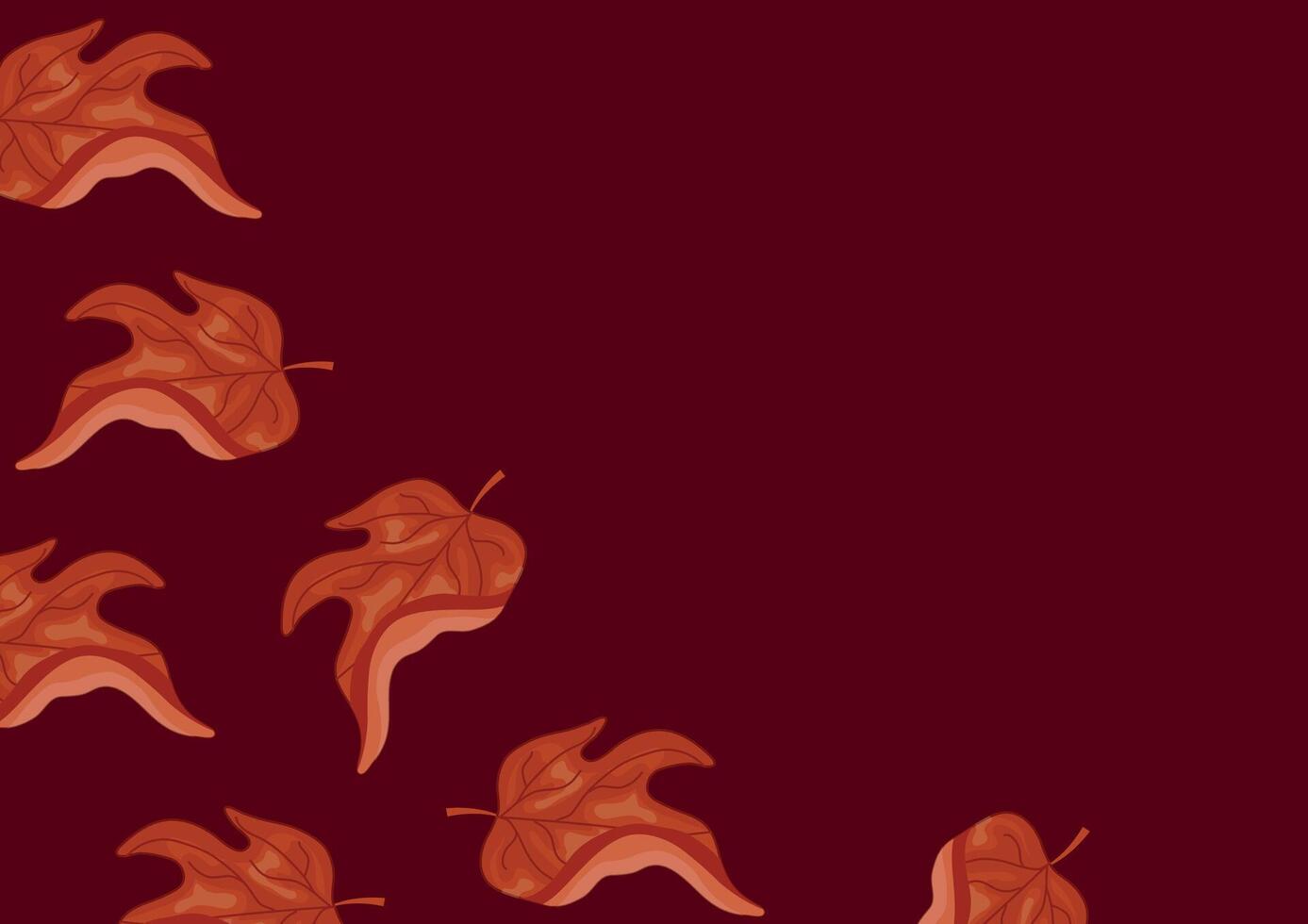 poster with a red leaf from a deciduous tree, namely a maple, on a red background, for Canada Day or autumn designs vector