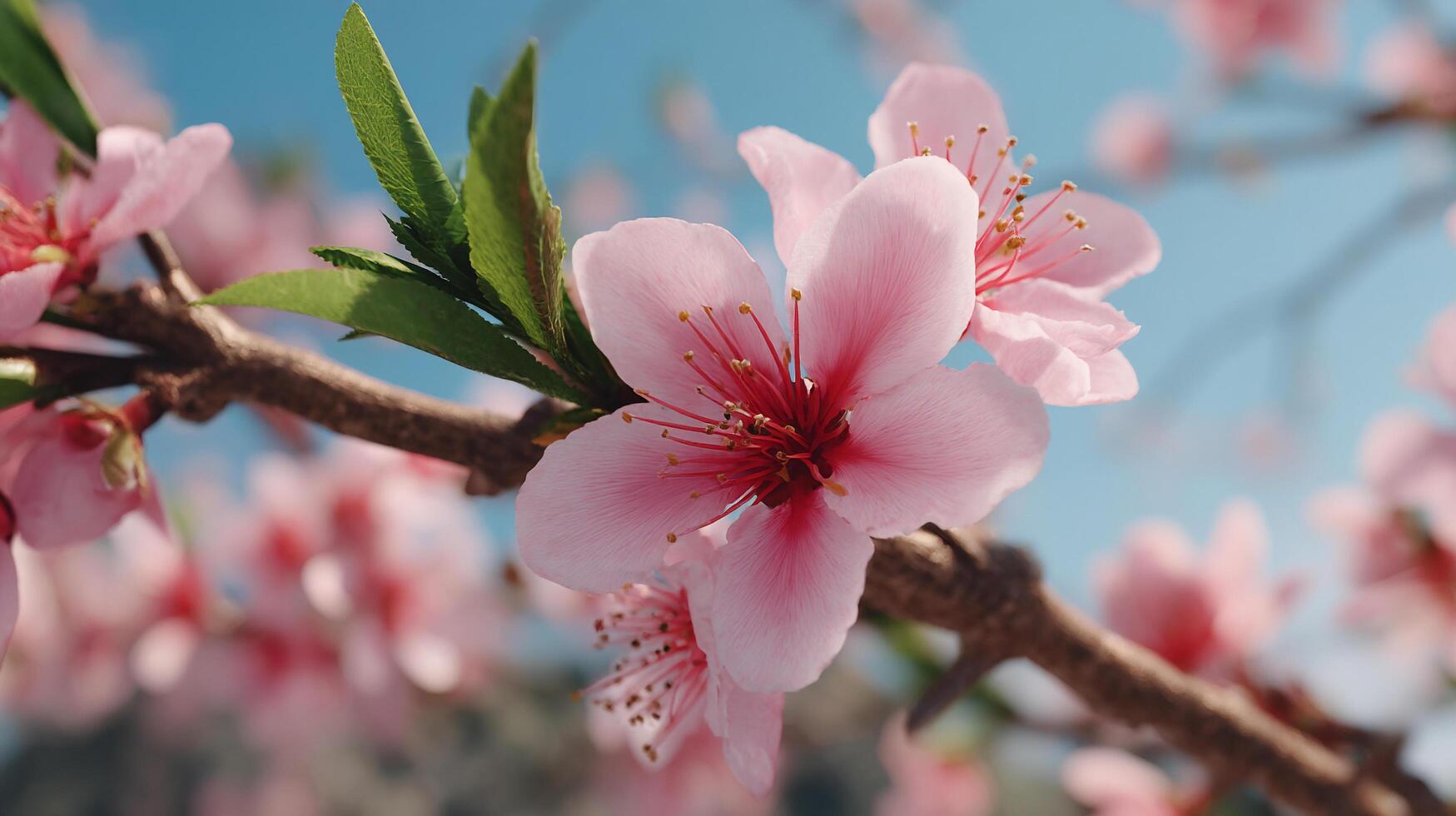 Flower in sharp focus with beautifully soft green background photo