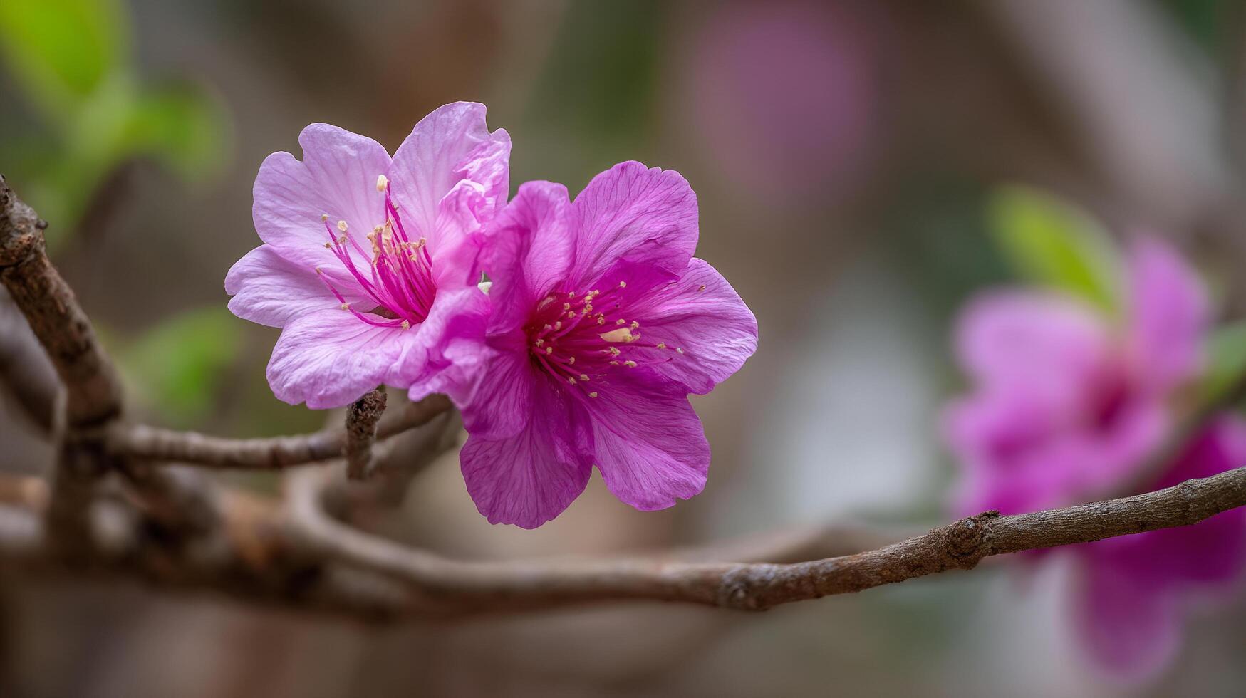 Crisp macro image of flower in vibrant spring scene photo