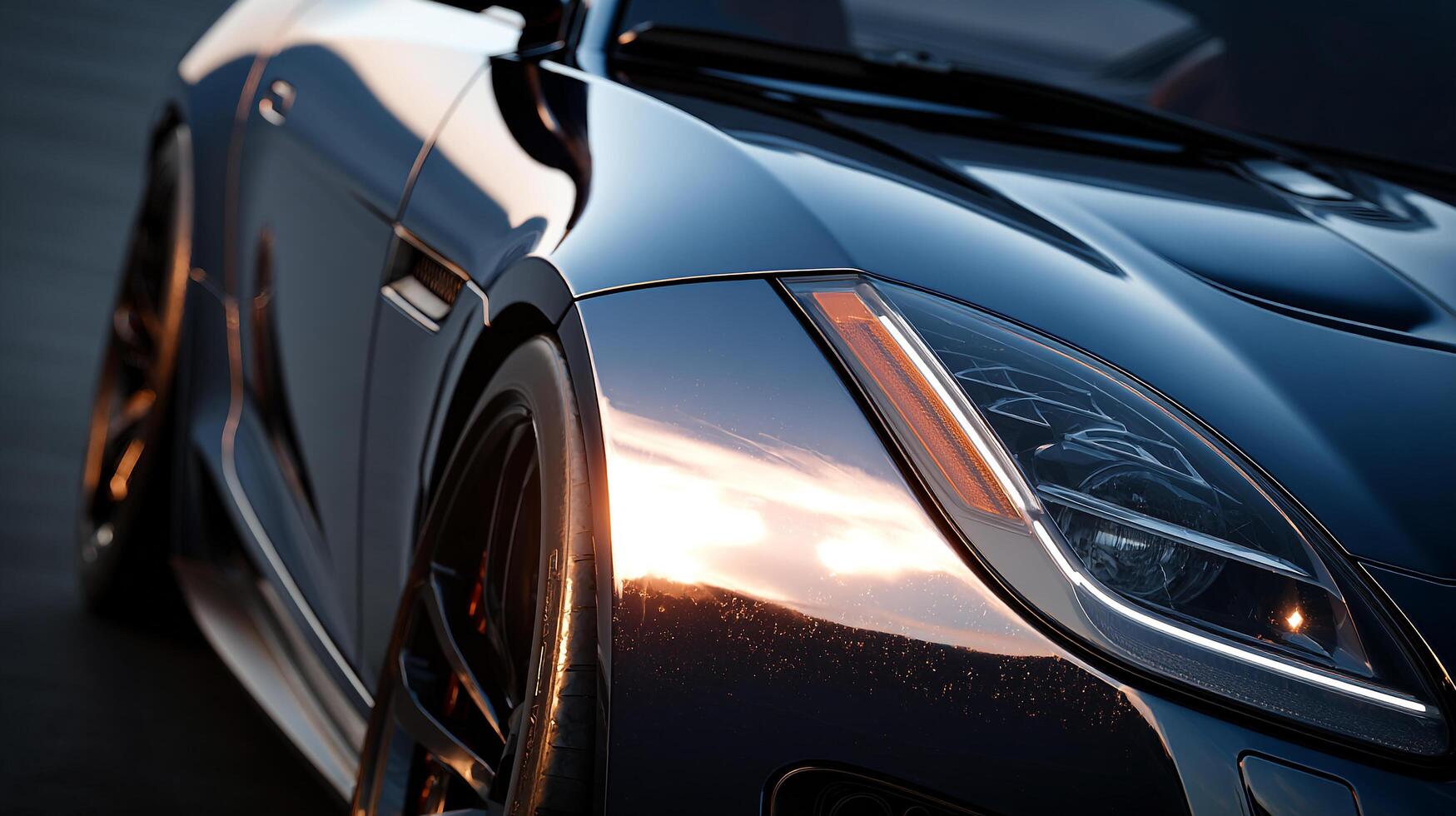Artistic Automotive Photo of Modern Luxury Vehicle