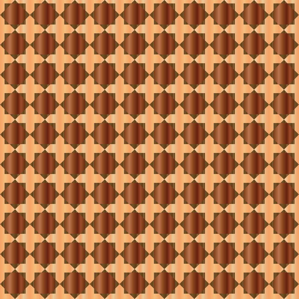 a brown and beige tile pattern vector