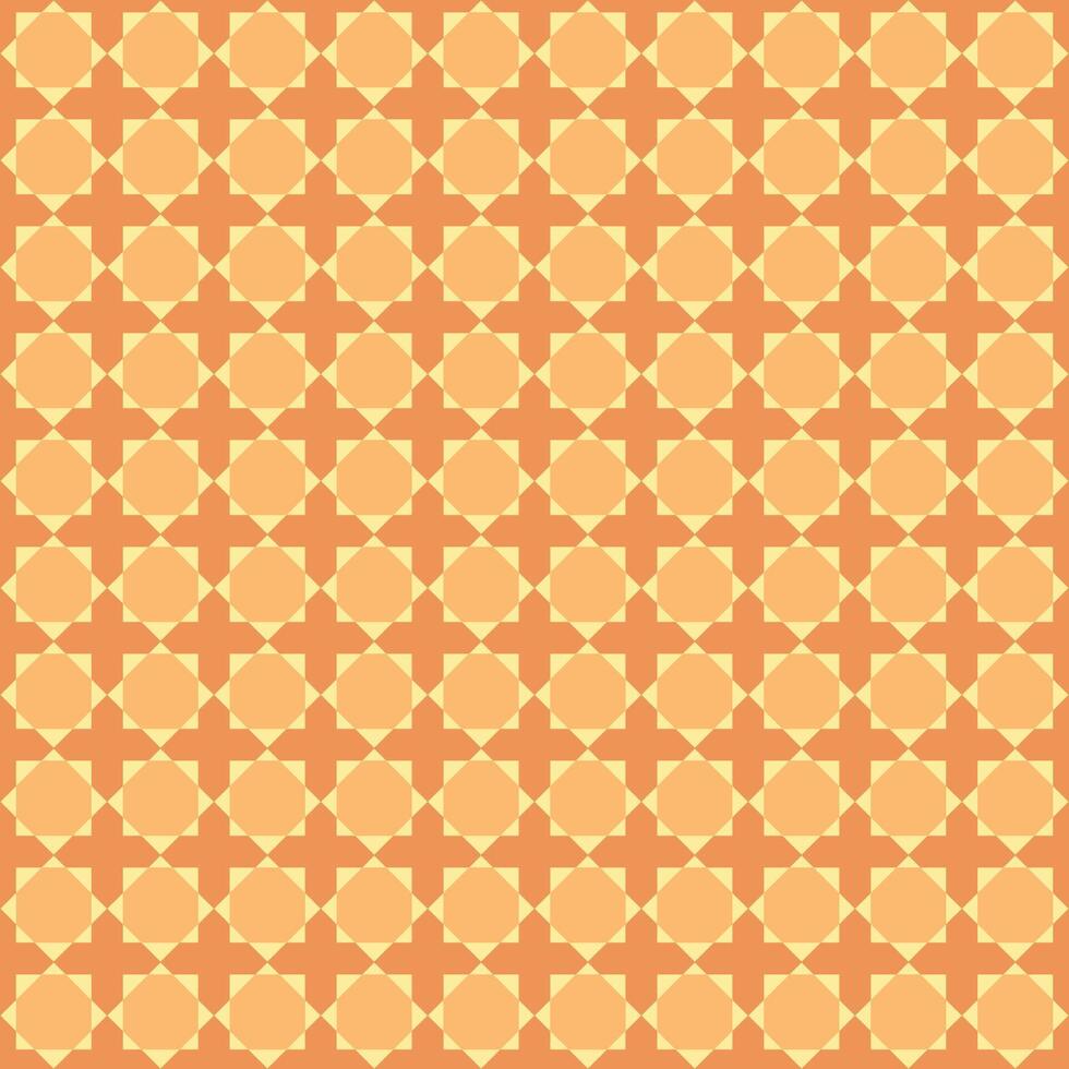 an orange and yellow geometric pattern vector