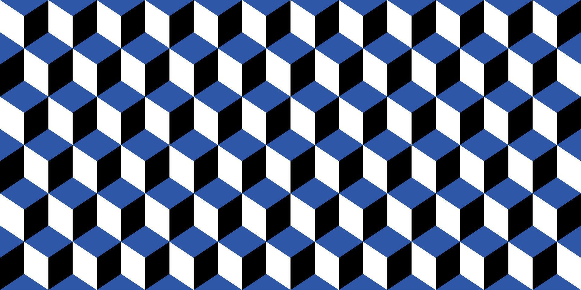 Modern 3d hexagon seamless pattern vector
