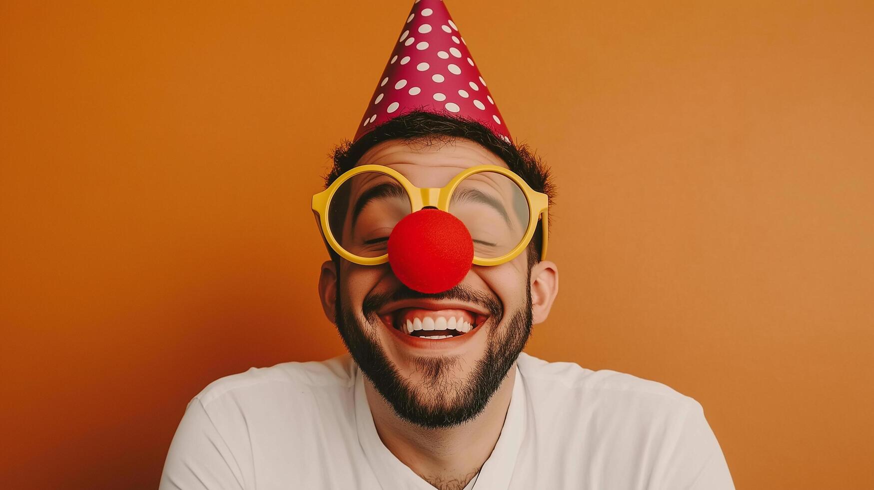 Man Enjoying Fun Celebration Moment photo