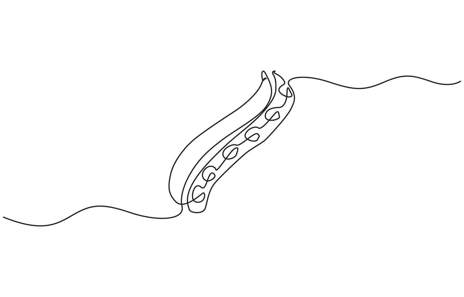 One continuous line art drawing with lettering organic fava beans, Pro illustration isolated on white background. beans pattern for vegan vector