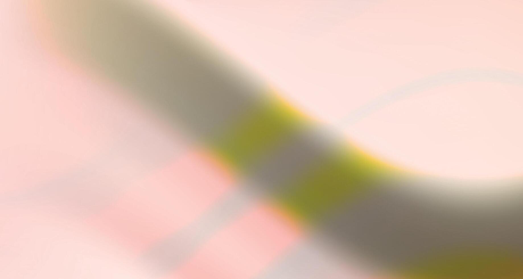 Soft Blurred Abstract Background with Pink, Beige, and Olive Green Gradient Curve for Elegant and Minimalist Design Aesthetics vector