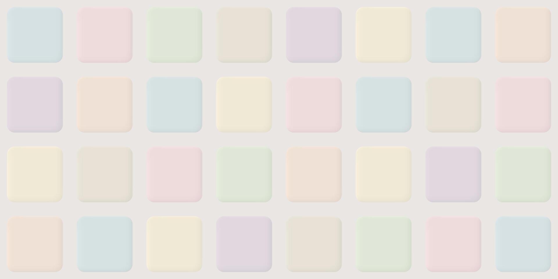 3D pastel rounded square button seamless pattern background graphic illustration. vector