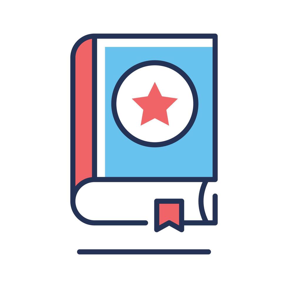 Get this amazing line style icon of religious book vector