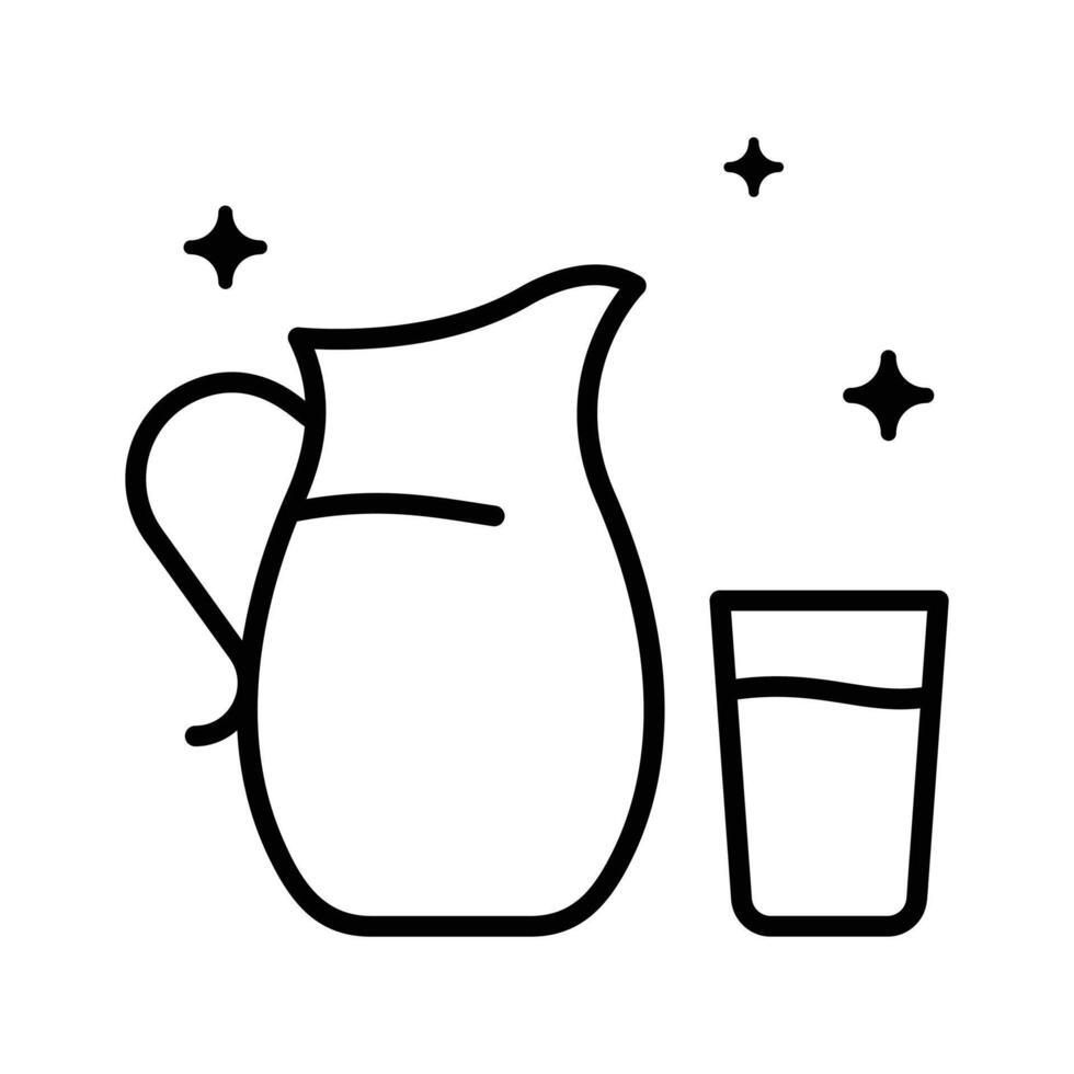Catch a sight of this trendy outline icon of water jug. vector