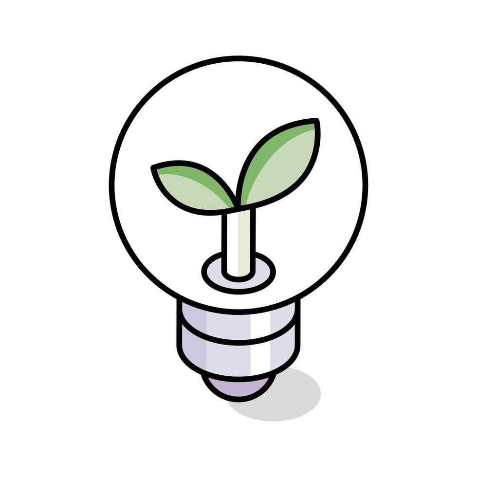A premium isometric outline icon of science innovation vector