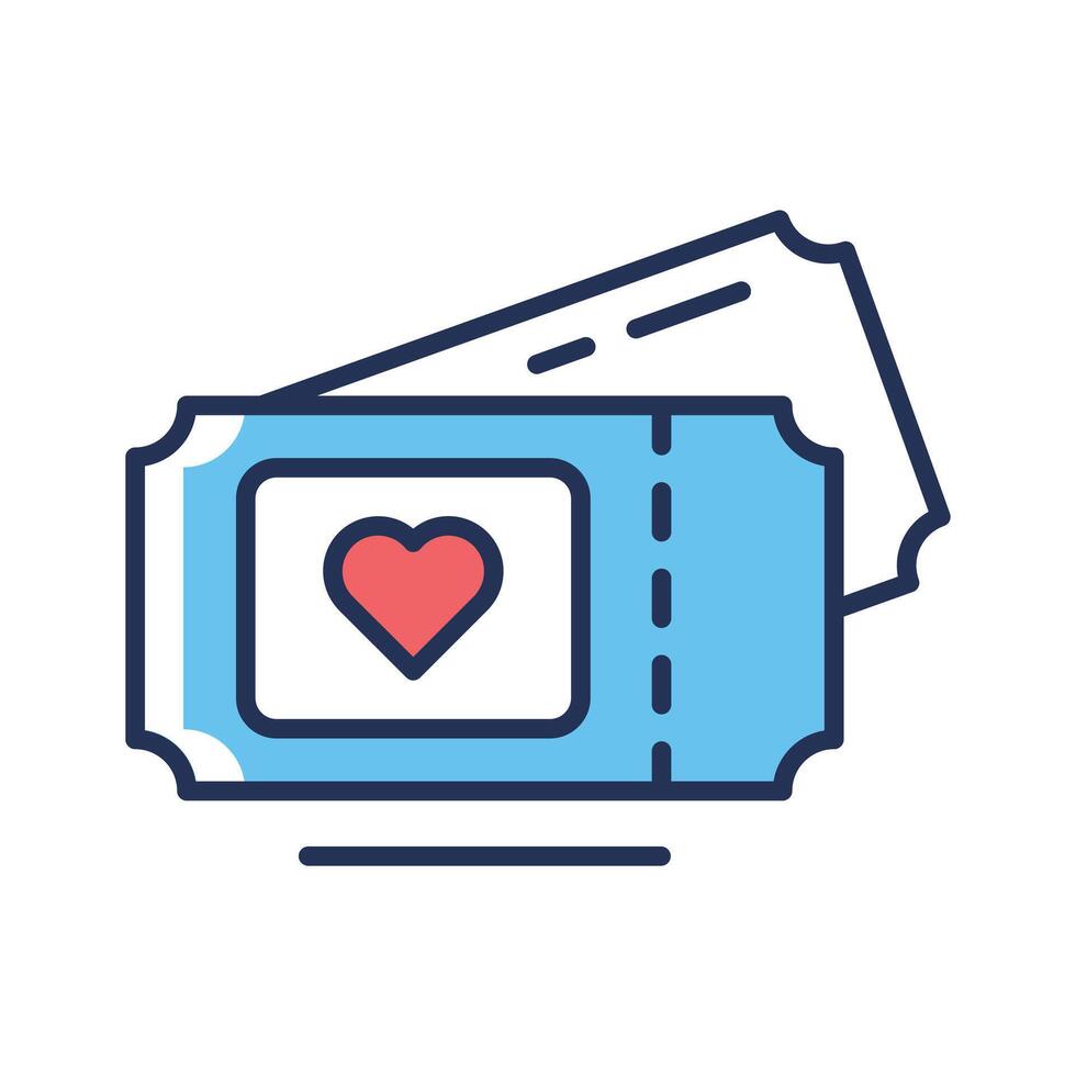 Have a look at this amazing line icon showing movie tickets vector