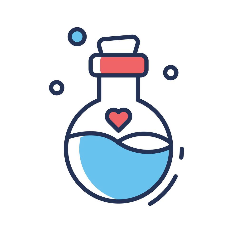 Have a look at this premium outline icon of love potion bottle vector