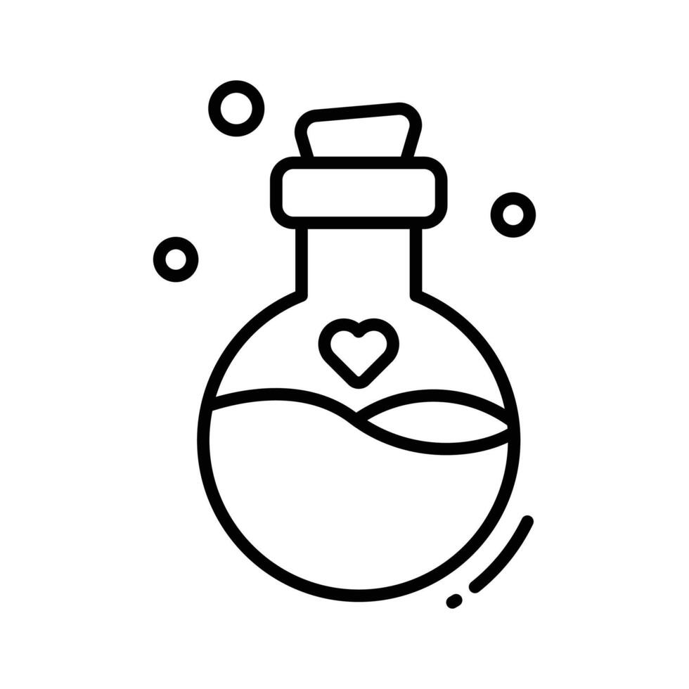Have a look at this premium outline icon of love potion bottle.. vector