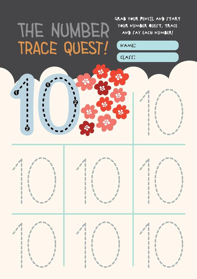 Cute and colorful kids worksheet in kawaii style where they circle and write names of objects to learn vocabulary and writing. vector