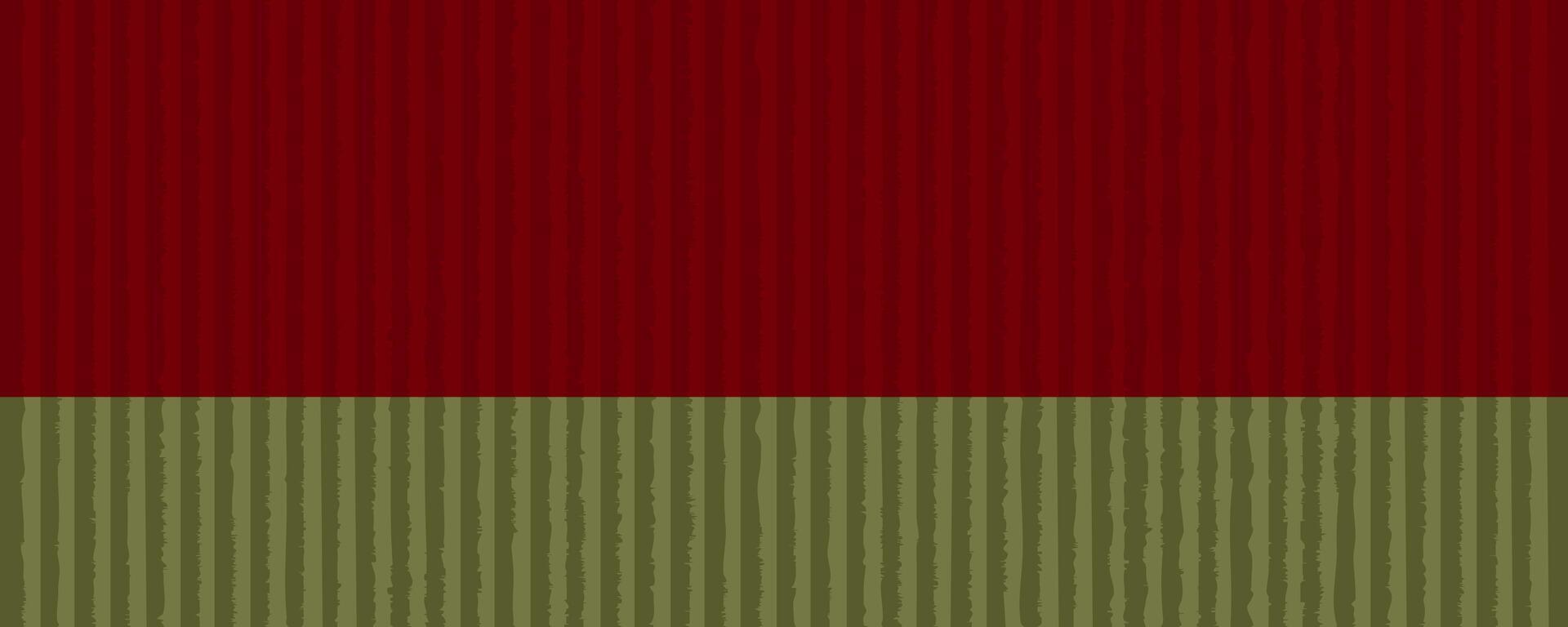 Stylized pattern featuring alternating red and green jagged stripes. Perfect for backgrounds, branding, digital artwork and creative projects vector