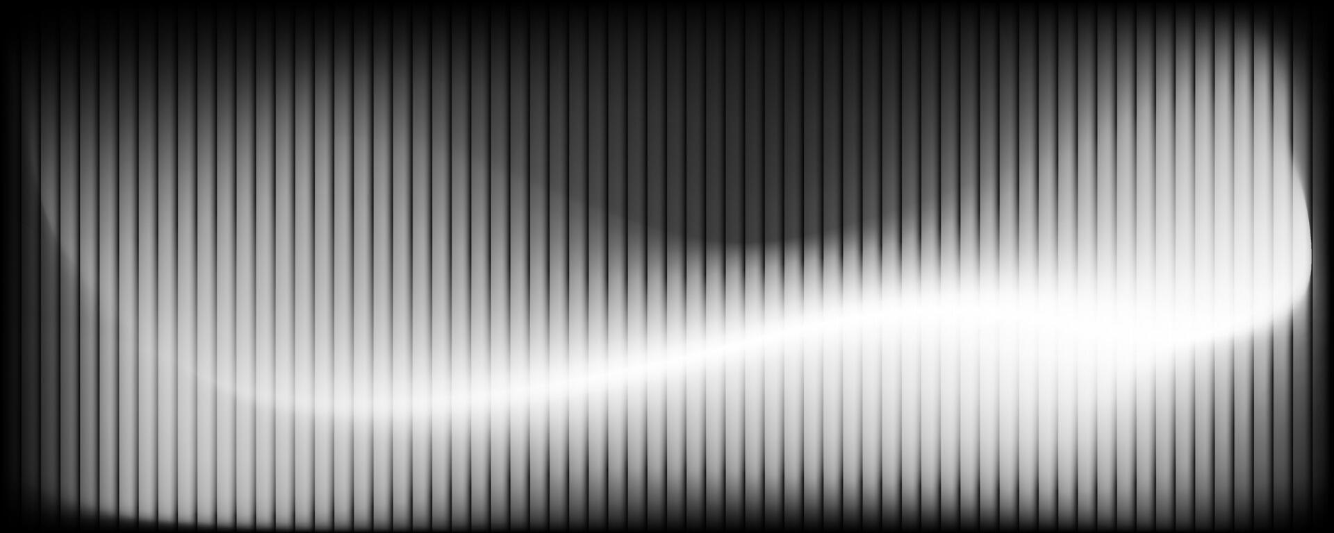 Modern background with vertical lines, soft gradient in black and white tones. Smooth and flowing aesthetic, fractal glass gradient background vector