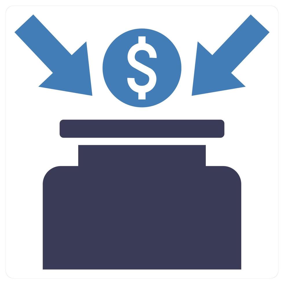 Collaboration icon in blue color vector