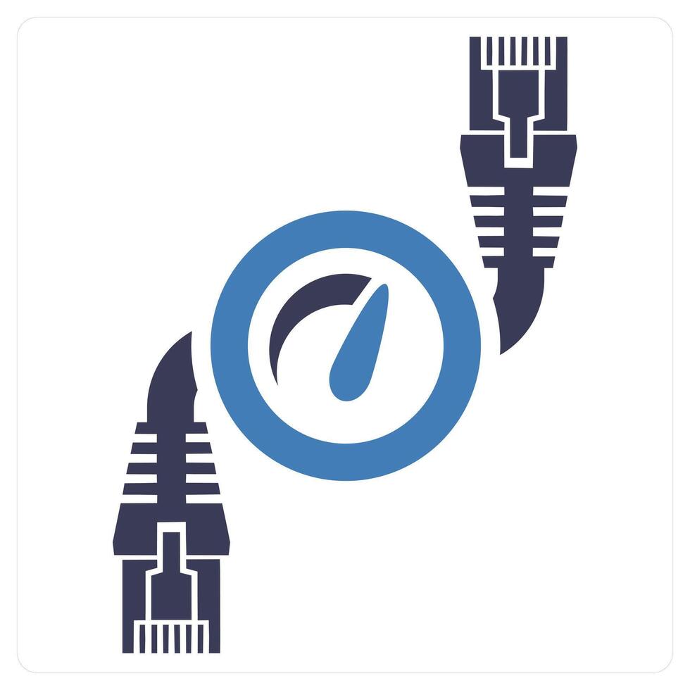 Dashboard concept in blue color vector