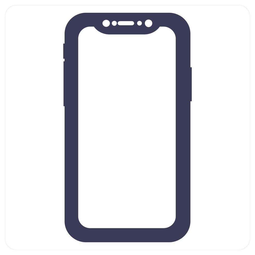 Device icon in blue color vector