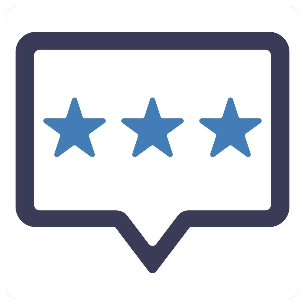 Feedback concept in blue color vector