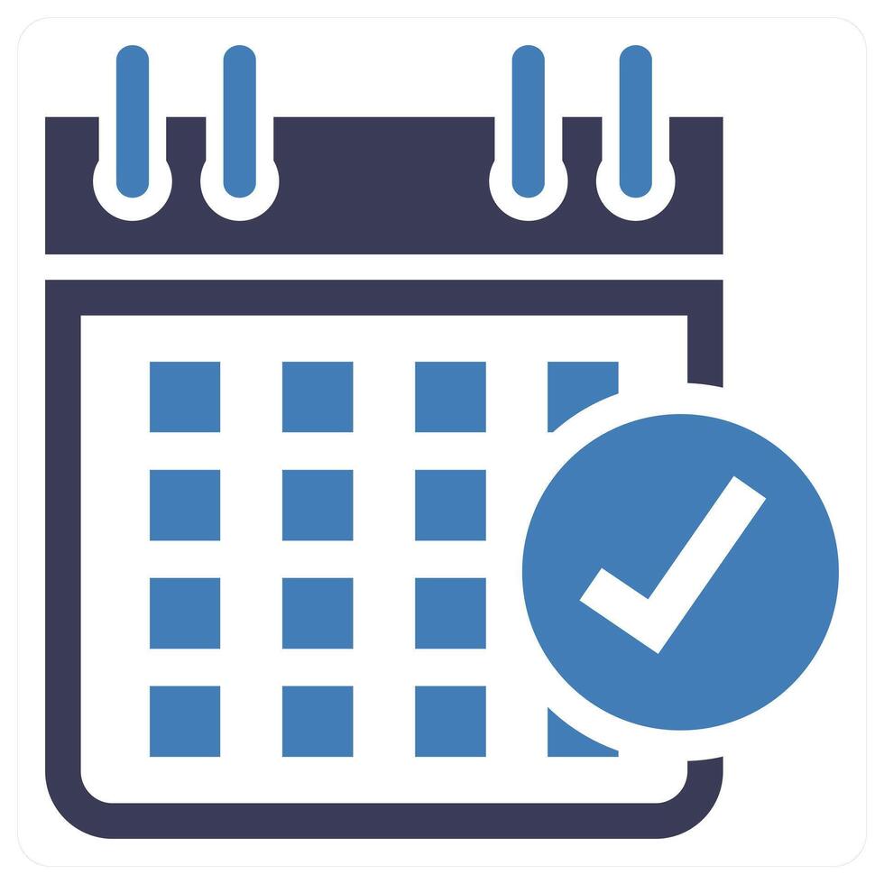 Event icon concept in blue color vector