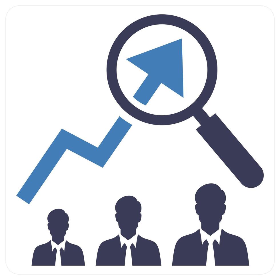 Market icon concept in blue color vector