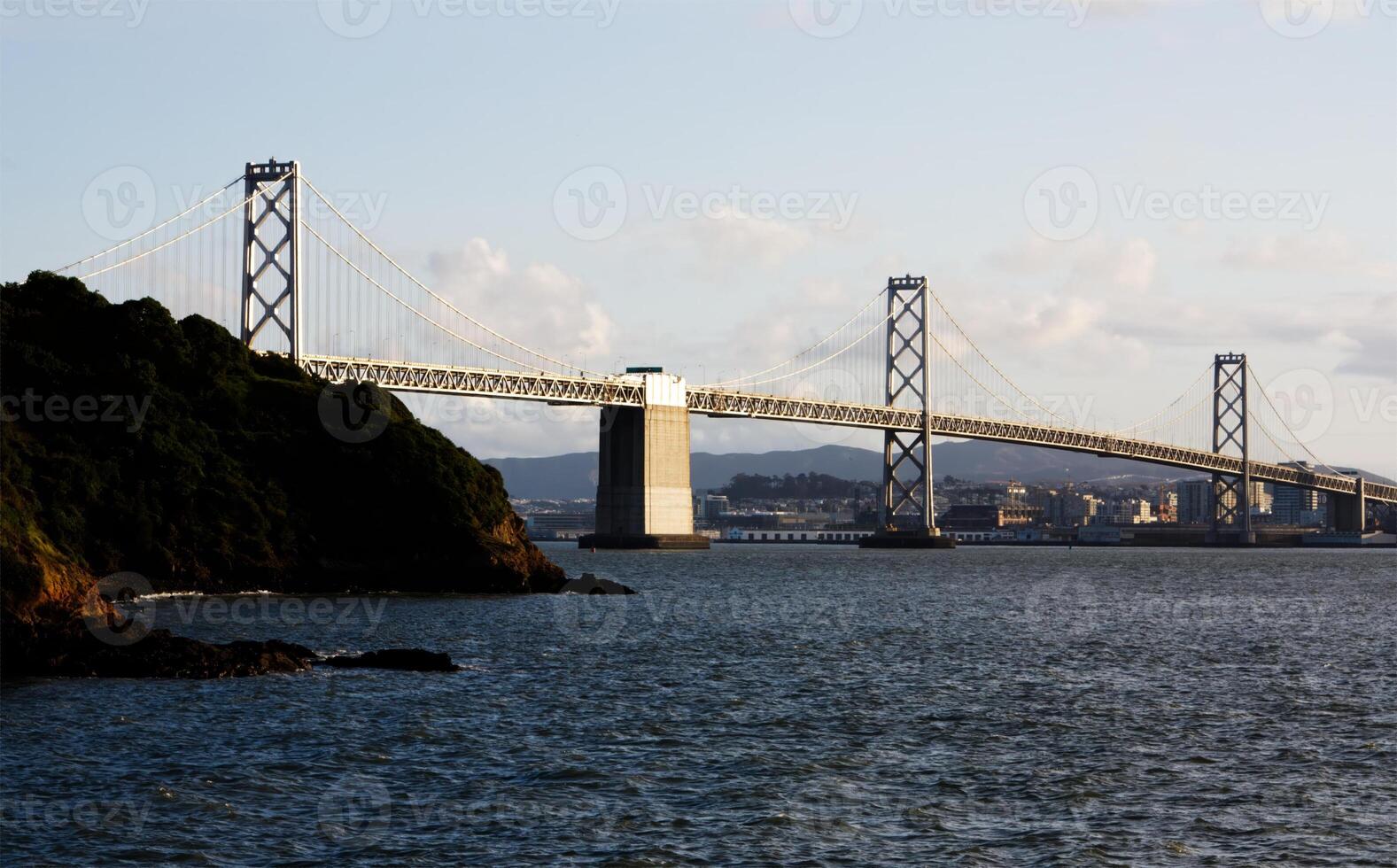 San Francisco Bay Bridge Heading Into The City photo