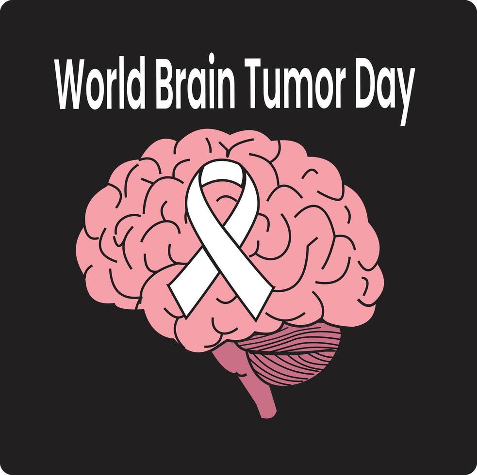 World Brain Tumor Day vector