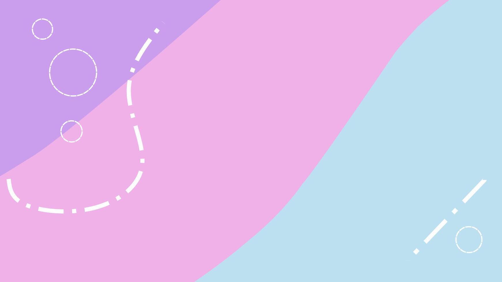 Pink and blue background with a line drawn on it vector