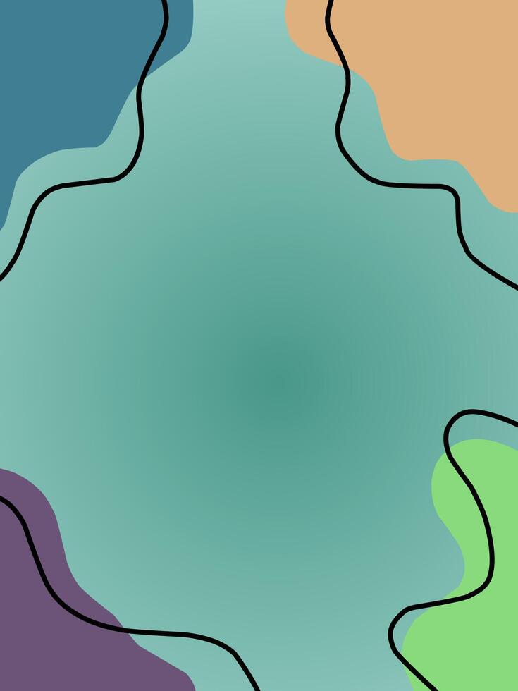Abstract fluid background with gradient vector