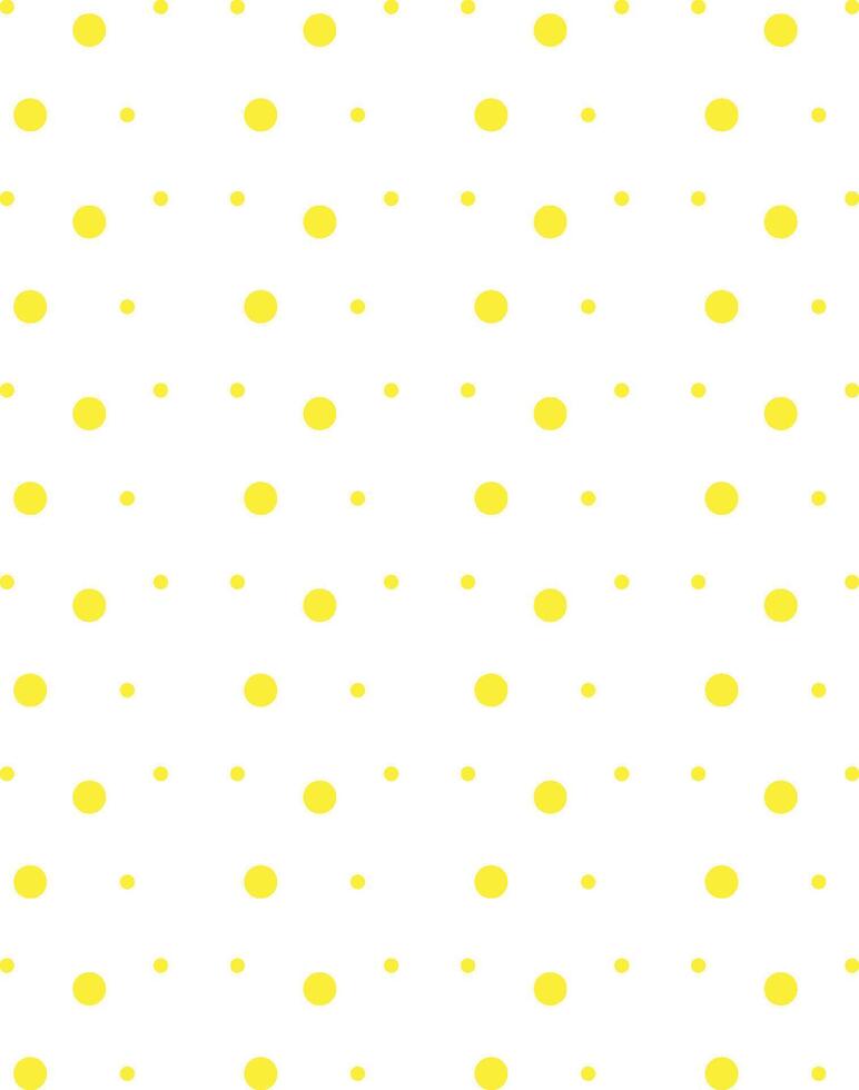 Yellow dots abstract pattern vector