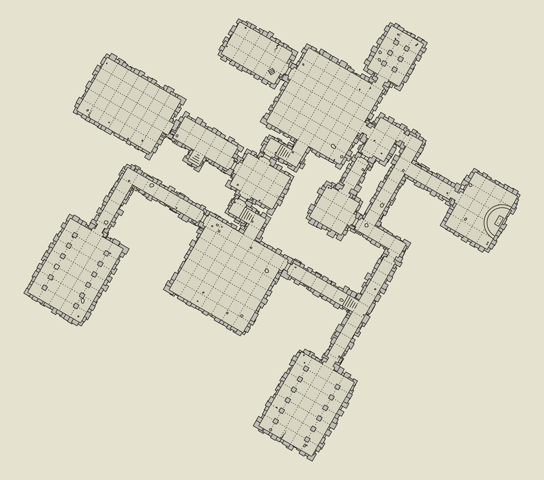 Dungeon game asset vector