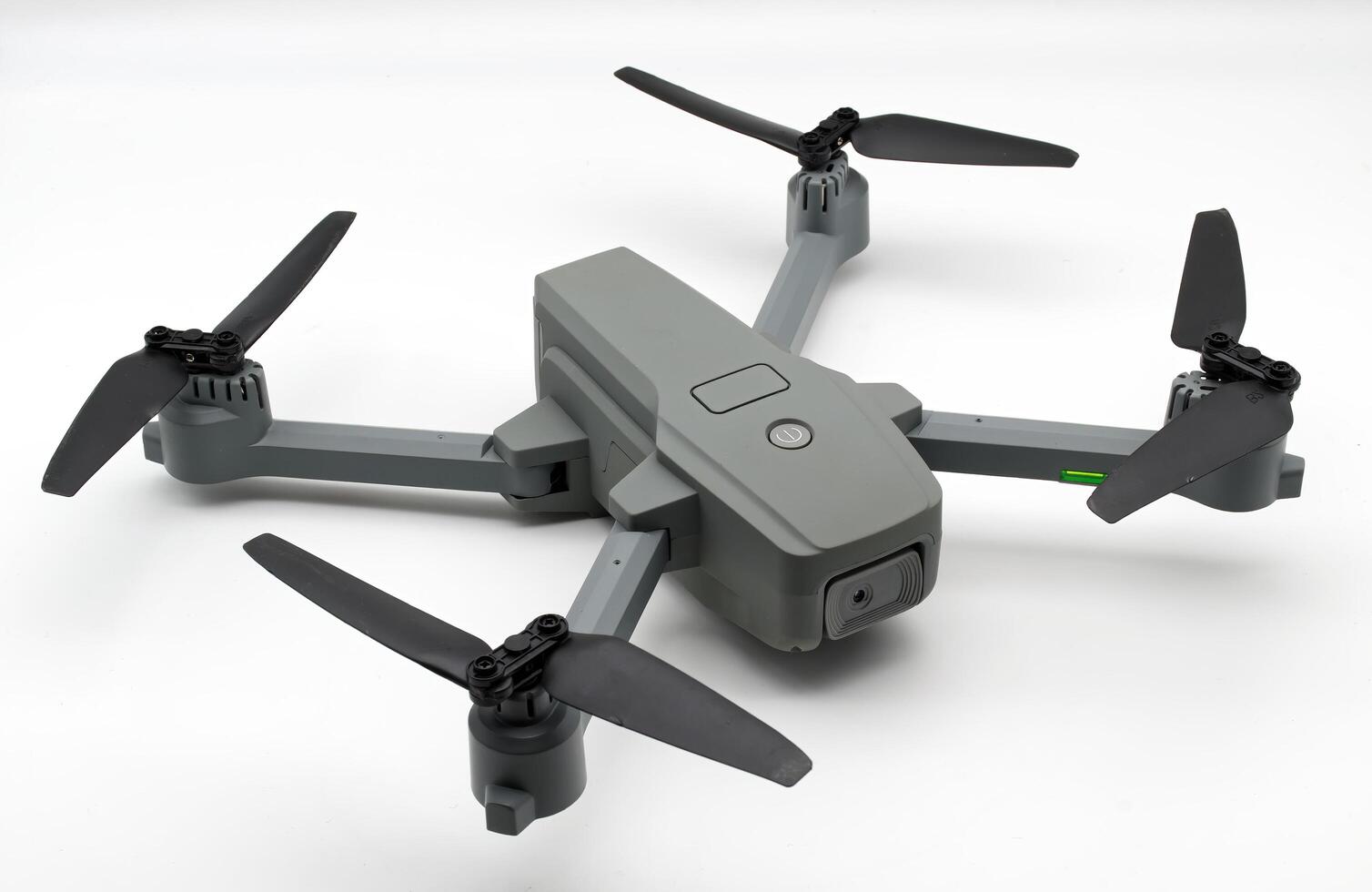 Drone isolated on white background ready to flight. photo