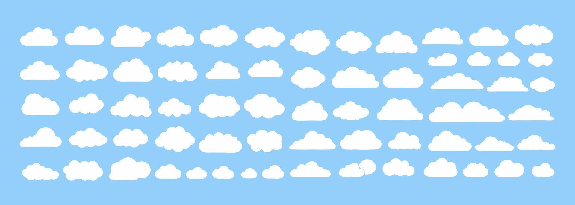 simple cloud Clean Editable vector