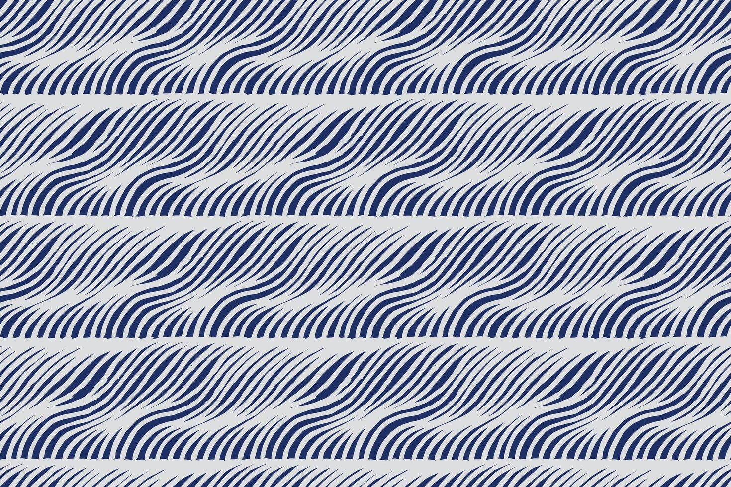 Hand drawn brush lines abstract curvy flowing water seamless pattern, simple graphic for textile, decoration vector