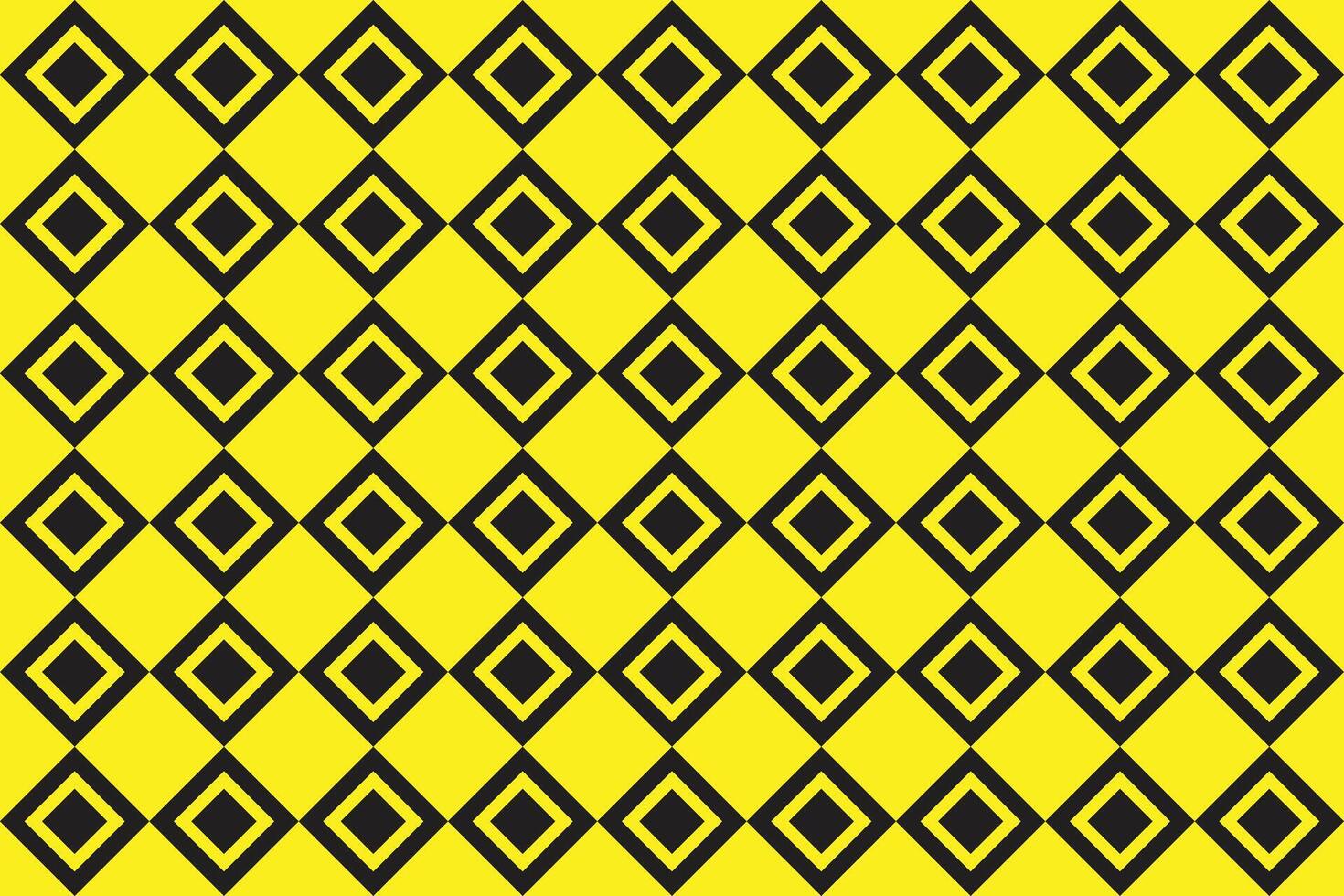 A geometric pattern with yellow and black shapes illustration. vector
